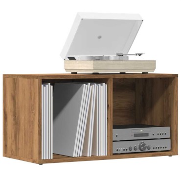 vidaXL LP Κουτί Αποθήκευσης Αρτισιανή Δρυς 69,5x34x36cm Επεξ.Ξύλο