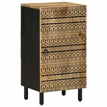 vidaXL Μπουφές 40x33,5x75cm από Μασίφ Ακατέργαστο Ξύλο Μάνγκο