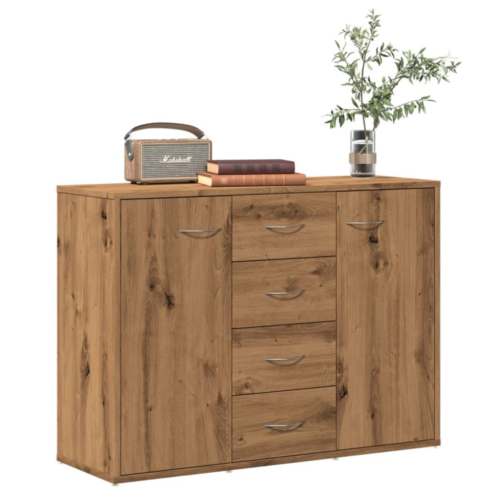 vidaXL Ντουλάπι Αρτισιανή Δρυς 88x30x64cm από Επεξεργ. Ξύλο 1 τεμ.