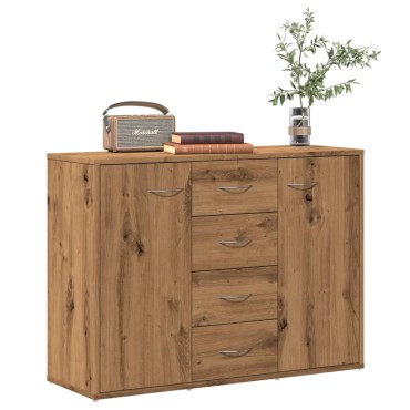 vidaXL Ντουλάπι Αρτισιανή Δρυς 88x30x64cm από Επεξεργ. Ξύλο 1 τεμ.