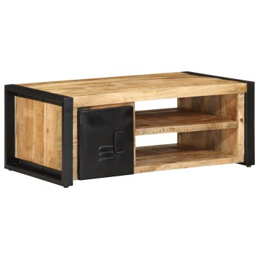 vidaXL Τραπεζάκι Σαλονιού 90x50x36cm από Μασίφ Ξύλο Μάνγκο 1 τεμ.