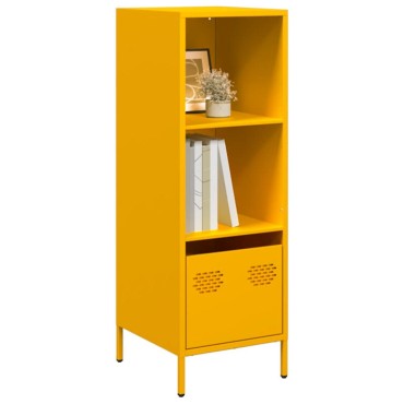 vidaXL Ντουλάπι Μουσταρδί 35x39x103,5cm από Ατσάλι 1 τεμ.