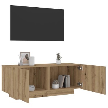vidaXL Έπιπλο Τηλεόρασης Artisian Δρυς 100x35x40cm Επεξεργασμένο Ξύλο