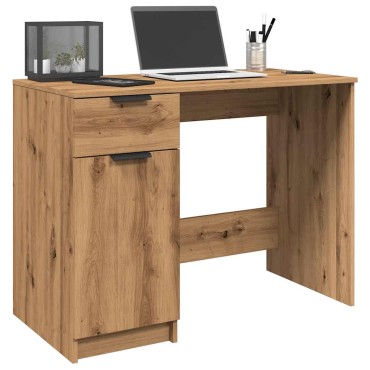 vidaXL Γραφείο Αρτισιανή Δρυς 100x50x75cm από Επεξεργασμένο Ξύλο 1 τεμ.