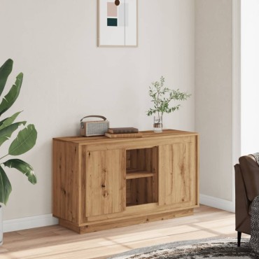vidaXL Μπουφές Αρτισιανή Δρυς 102x35x60cm από Επεξεργασμένο Ξύλο 1 τεμ.