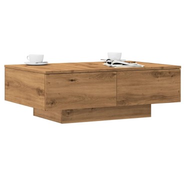 vidaXL Τραπεζάκι Σαλονιού Artisan Δρυς 90x60x31cm Επεξ. Ξύλο 1 τεμ.