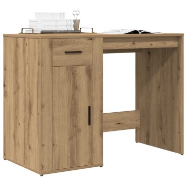 vidaXL Γραφείο Αρτισιανή Δρυς 100x49x75cm από Επεξεργασμένο Ξύλο 1 τεμ.