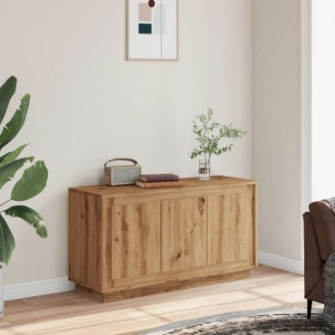 vidaXL Μπουφές Αρτισιανή Δρυς 102x35x55cm από Επεξεργασμένο Ξύλο 1 τεμ.