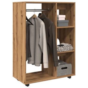 vidaXL Ντουλάπα Τεχνίτης Δρυς 80x40x110cm Επεξεργασμένο Ξύλο 1 τεμ.