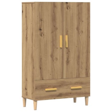 vidaXL Ντουλάπα τεχνίτης Δρυς 70x31x115cm από Επεξεργασμένο Ξύλο 1 τεμ.
