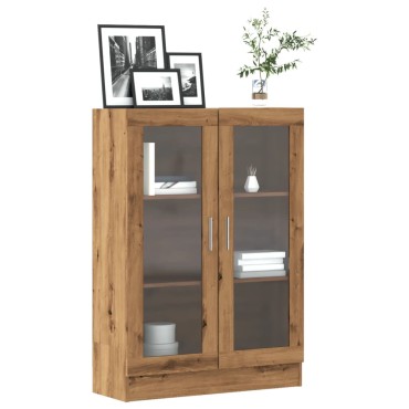 vidaXL Βιβλιοθήκη Artisan Δρυς 82,5x30,5x115cm Επεξεργασμένο Ξύλο 1 τεμ.