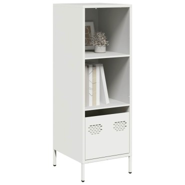 vidaXL Ντουλάπι Λευκό 35x39x103,5cm από Χάλυβα 1 τεμ.