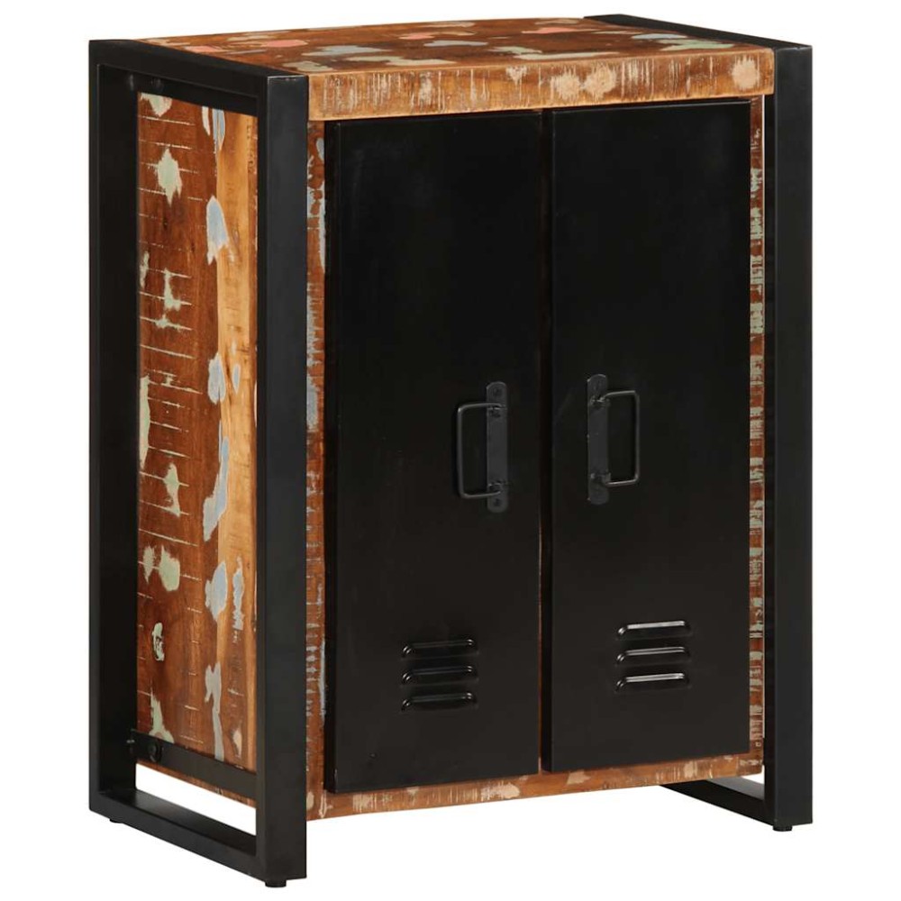 vidaXL Σκευοθήκη Πολύχρωμο 55x35x70cm Ξύλο μασίφ αναγεννημένο 1 τεμ.