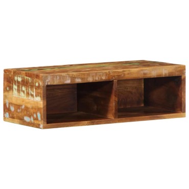 vidaXL Επίτοιχο ντουλάπι τηλεόρασης 60x30x19cm Ξύλο μασίφ αναγεννημένο