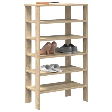 vidaXL Παπουτσοθήκη Sonoma Δρυς 61x32x105cm Επεξεργασμένο Ξύλο