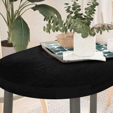vidaXL Επιτραπέζια επιφάνεια Σκούρο Καφέ 100x50x4cm Ξύλο Δρυός Οβάλ