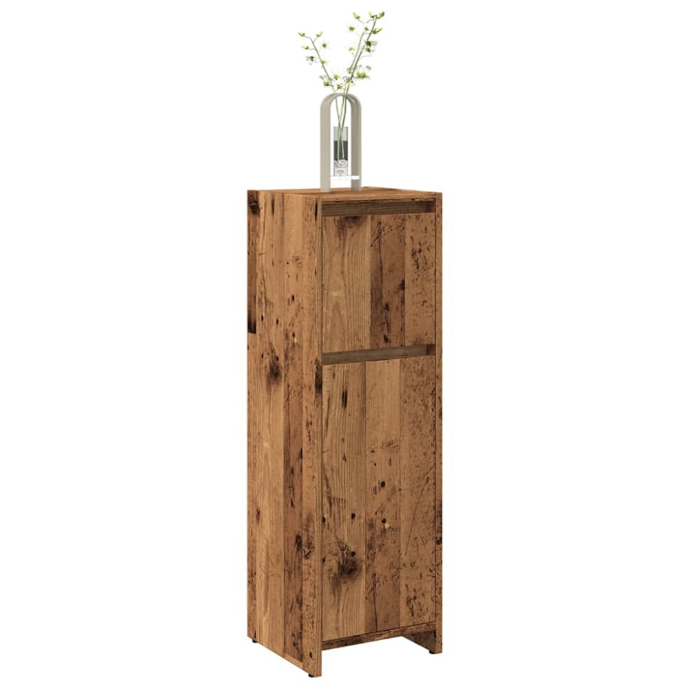 vidaXL Στήλη Μπάνιου Παλιό Ξύλο 30x30x95cm από Μοριοσανίδα 1 τεμ.