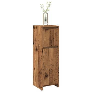 vidaXL Στήλη Μπάνιου Παλιό Ξύλο 30x30x95cm από Μοριοσανίδα 1 τεμ.