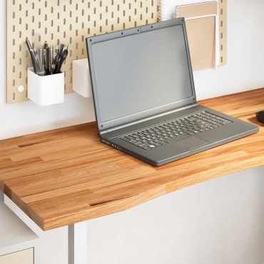 vidaXL Επιφάνεια Τραπεζιού Ορθογώνιος 120x60x2,5cm Μασίφ Ξύλο Δρυός 1 τεμ.