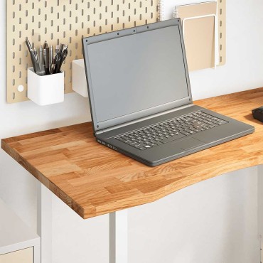 vidaXL Επιφάνεια Τραπεζιού Ορθογώνιος 100x60x2,5cm Μασίφ Ξύλο Δρυός 1 τεμ.