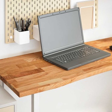 vidaXL Επιφάνεια Τραπεζιού Ορθογώνιος 160x50x2,5cm Μασίφ Ξύλο Δρυός 1 τεμ.