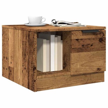 vidaXL Τραπεζάκι Σαλονιού Παλιό Ξύλο 50x50x36cm από Μοριοσανίδα 1 τεμ.