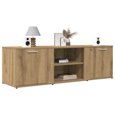 vidaXL Έπιπλο Τηλεόρασης Τεχνίτης Δρυς 120x34x37cm Επεξ. Ξύλο