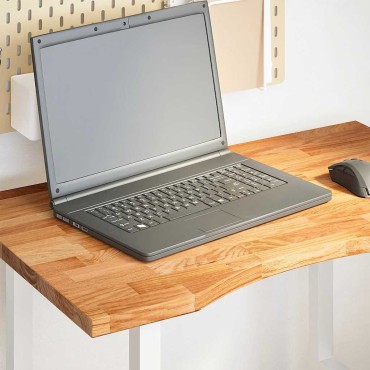vidaXL Επιφάνεια Τραπεζιού Ορθογώνιος 80x50x2,5cm Μασίφ Ξύλο Δρυός 1 τεμ.