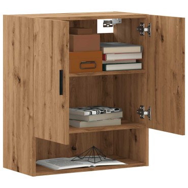 vidaXL Ντουλάπι Τοίχου τεχνίτης Δρυς 60x31x70cm Επεξεργασμένο Ξύλο 1 τεμ.