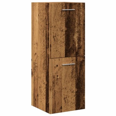 vidaXL Ντουλάπι Μπάνιου Κρεμαστό Παλ. Ξύλο 30x30x80cm από Επ. Ξύλο