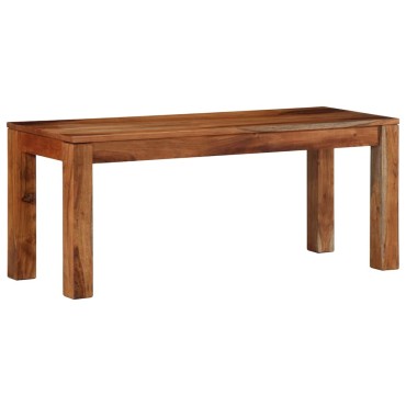vidaXL Πάγκος Μασίφ Ξύλο Ακακία 110x40x45cm 1 τεμ.