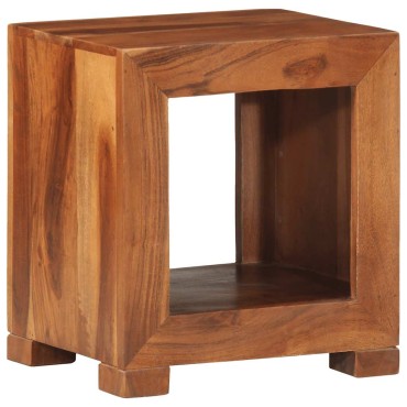 vidaXL Τραπεζάκι Βοηθητικό 37x29x40cm από Μασίφ Ξύλο Ακακίας 1 τεμ.
