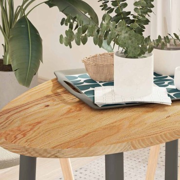 vidaXL Επιτραπέζια επιφάνεια Ανοιχτό Καφέ 100x50x2cm Ξύλο Δρυός Οβάλ