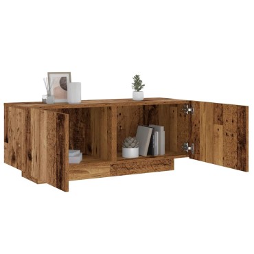 vidaXL Κομοδίνο παλιό ξύλο 100x35x40cm από Επεξεργασμένο Ξύλο 1 τεμ.