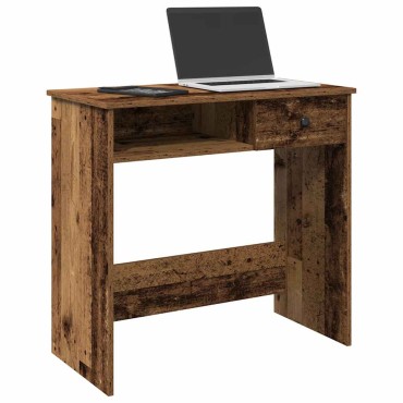 vidaXL Γραφείο Όψη Παλαιού Ξύλου 80x40x75cm από Επεξεργασμένο Ξύλο 1 τεμ.