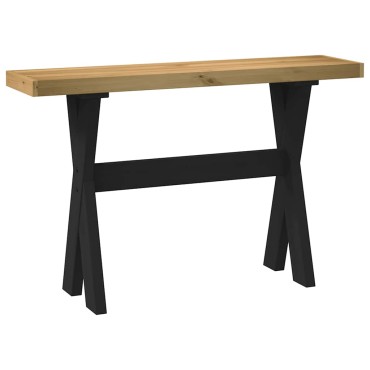 vidaXL Τραπέζι κονσόλας NOAIN με πόδια σχήματος X 120x30x75 cm