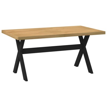 vidaXL Τραπεζαρία NOAIN με πόδια σχήματοςx160x90x75cm 1 τεμ.
