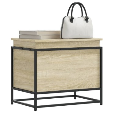 vidaXL Κουτί Αποθήκευσης με Sonoma Δρυς 60x40x51,5 εκ. Επεξ. Ξύλο