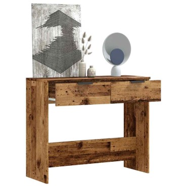 vidaXL Τραπεζάκι Κονσόλα Παλιό Ξύλο 90x36x75cm από Μοριοσανίδα 1 τεμ.