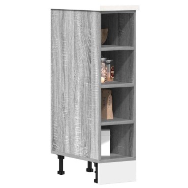 vidaXL Ντουλάπι κάτω μέρος Riga Γκρι sonoma 20x44,5x81,5cm 1 τεμ.