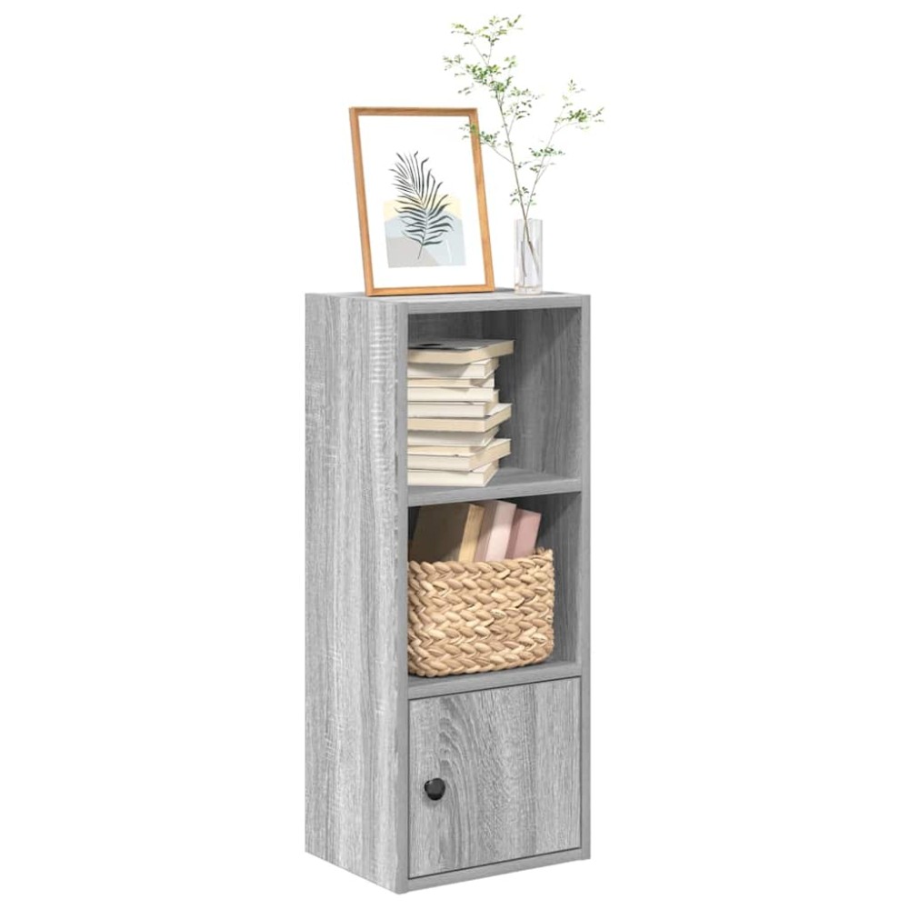 vidaXL Βιβλιοθήκη Γκρι Sonoma 31x24x77cm από Επεξεργ. Ξύλο 1 τεμ.