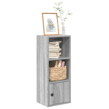 vidaXL Βιβλιοθήκη Γκρι Sonoma 31x24x77cm από Επεξεργ. Ξύλο 1 τεμ.