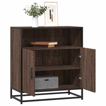 vidaXL Συρταριέρα καφέ δρυς 68x35x76cm Κατασκευασμένο ξύλο 1 τεμ.