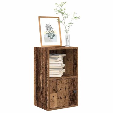vidaXL Βιβλιοθήκη Όψη Παλαιού Ξύλου 31x24x52cm Επεξεργασμένο Ξύλο 1 τεμ.