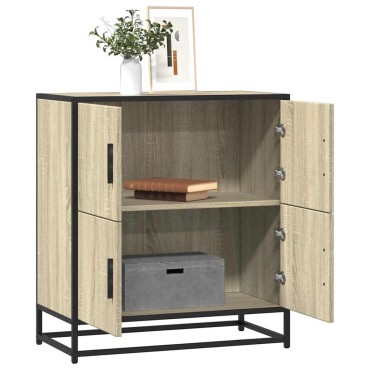 vidaXL Συρταριέρα Sonoma Δρυς 68x35x76cm Επεξεργασμένο Ξύλο 1 τεμ.