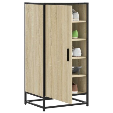 vidaXL Παπουτσοθήκη Sonoma Δρυς 48x38x97,5cm από Επεξεργασμένο Ξύλο