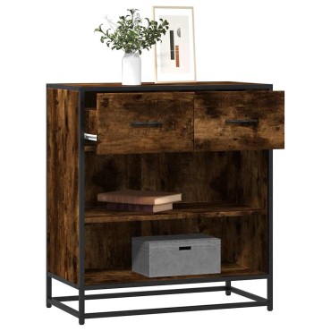vidaXL Ντουλάπι Καπνιστή Δρυς 68x35x76cm από Επεξεργασμένο Ξύλο 1 τεμ.