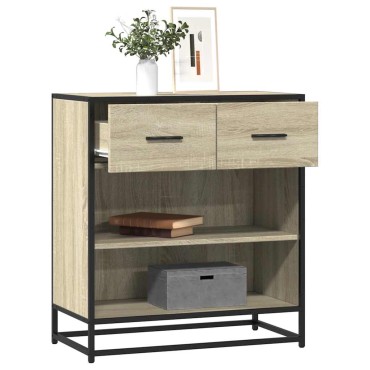 vidaXL Συρταριέρα Sonoma Δρυς 68x35x76cm Επεξεργασμένο Ξύλο 1 τεμ.
