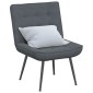 vidaXL Καρέκλα χαλάρωσης Σκούρο Γκρι 64x74x84cm Βελούδο 1 τεμ.
