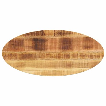 vidaXL Επιφάνεια Τραπεζιού Οβάλ 110x40x3,8cm Μασίφ Ξύλο Μάνγκο 1 τεμ.